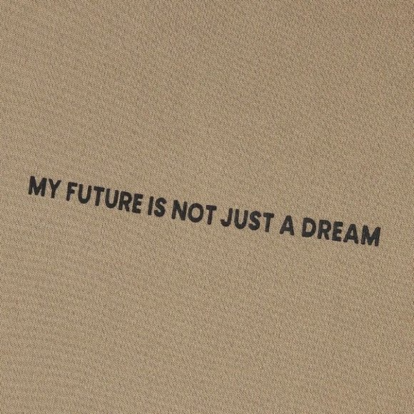 Tan Mens Drawstring Hoodie - Picture 4 of 4